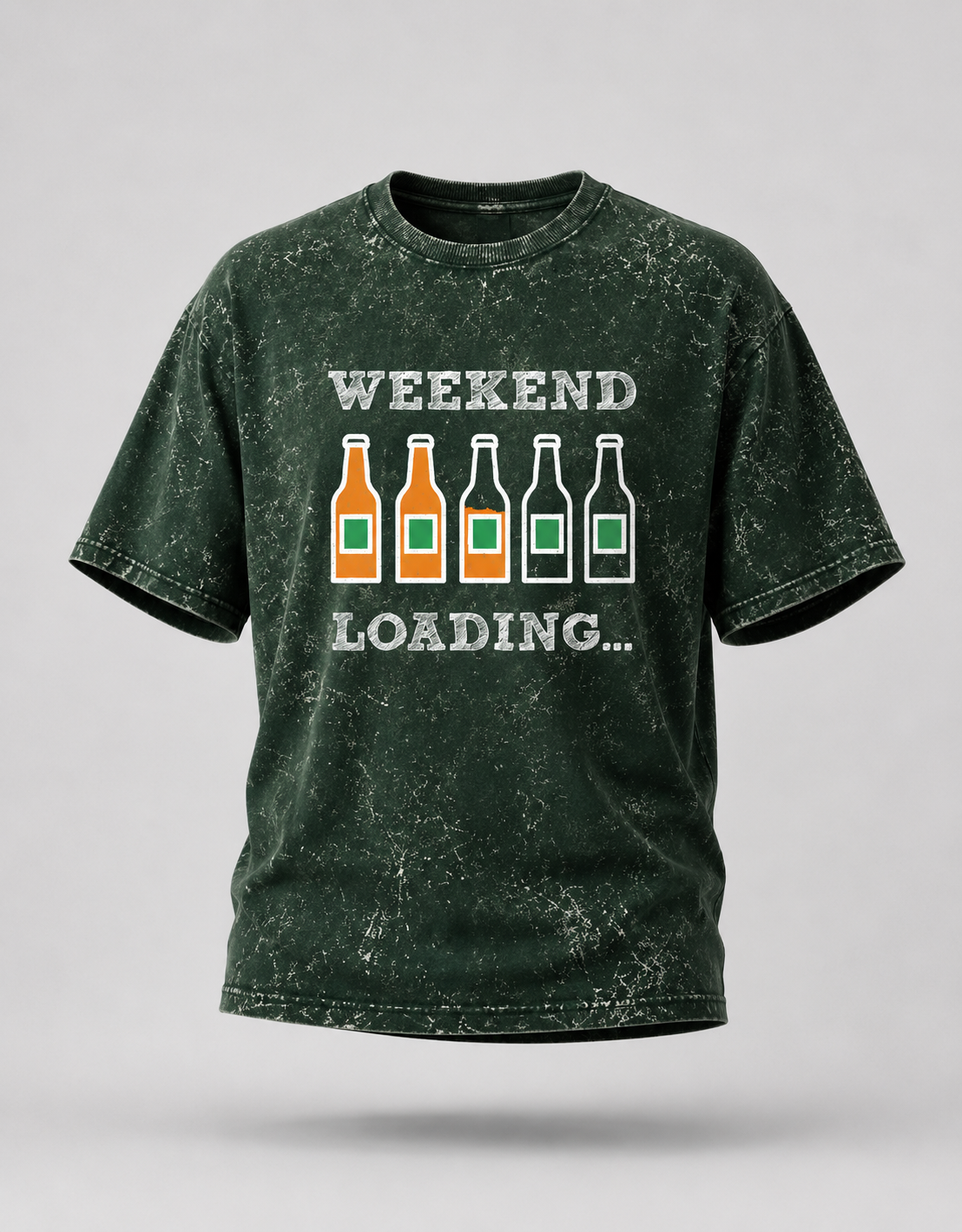 Weekend Loading Unisex Acid Washed Oversized Tee