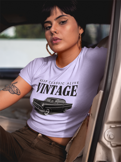 Vintage Classic Crop Top
